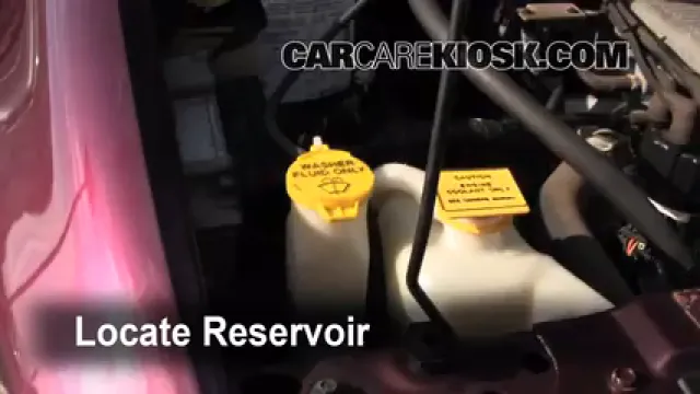 1999 Dodge Caravan 3.0L V6 Liquide essuie-glace Ajouter du liquide